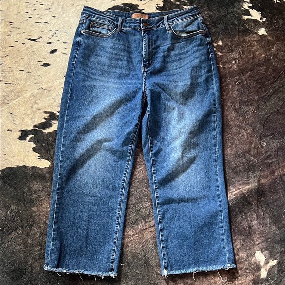 Judy Blue Denim - Judy Blue Wide Crop Jeans 15/32
